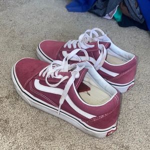 Perfect condition vans! Pink old school